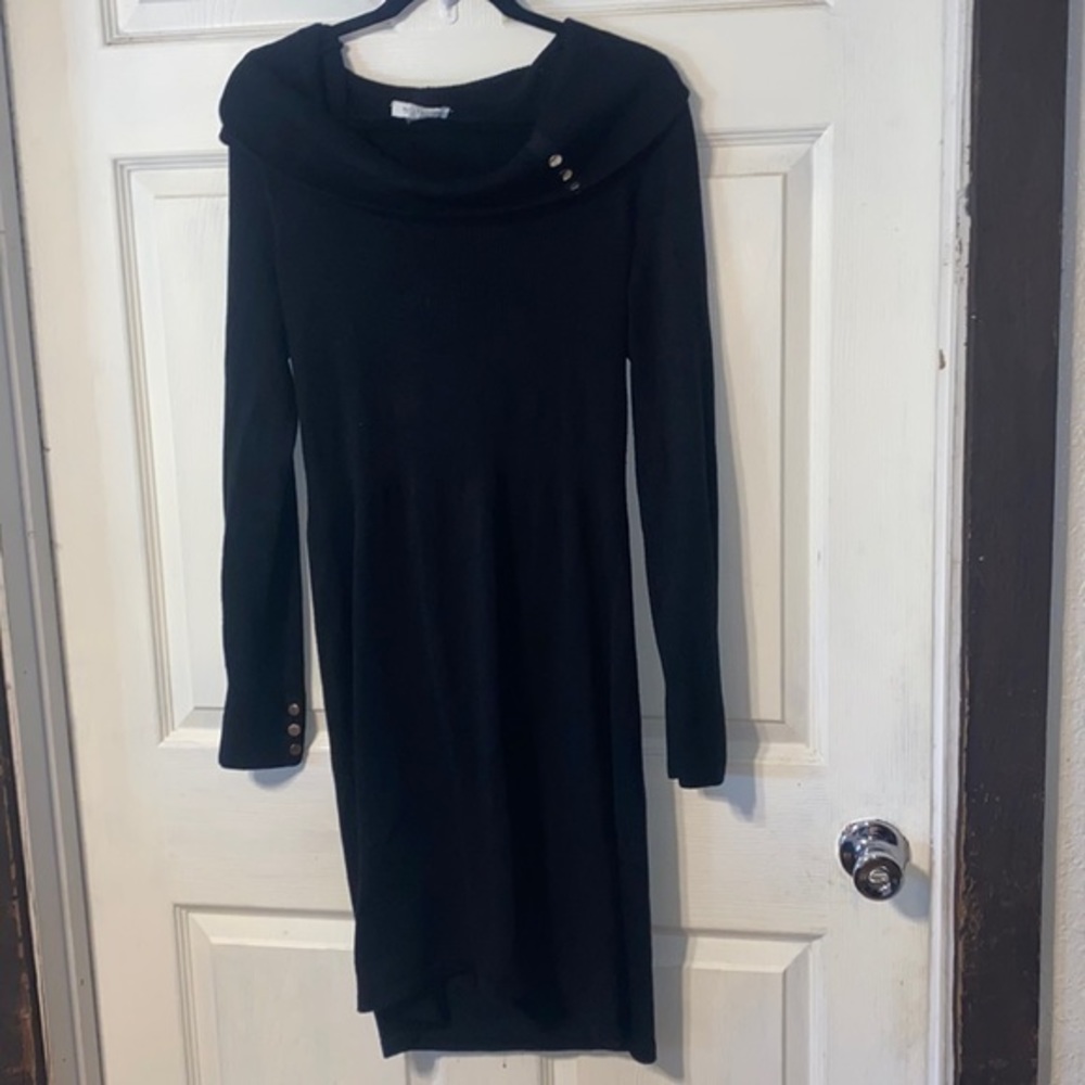 WHBM ribbed black dress women’s‎ size medium
